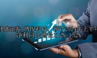 博俊科技：预计2024年上半年净利同比增长122%-152%